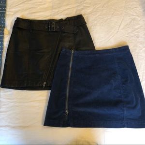 Free People bundle of 2 miniskirts